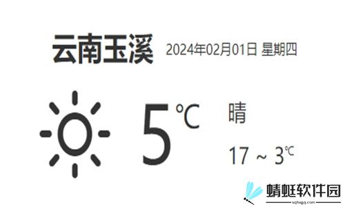 云南玉溪天气预报详细数据(2月1日)