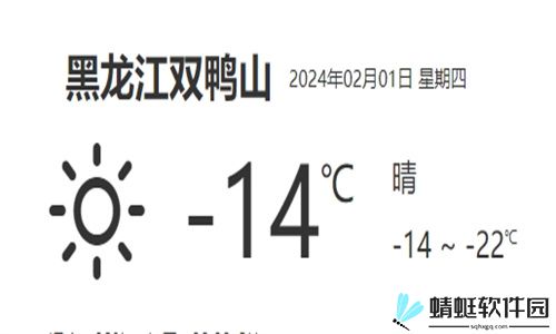 黑龙江双鸭山天气预报详细数据(2月1日)